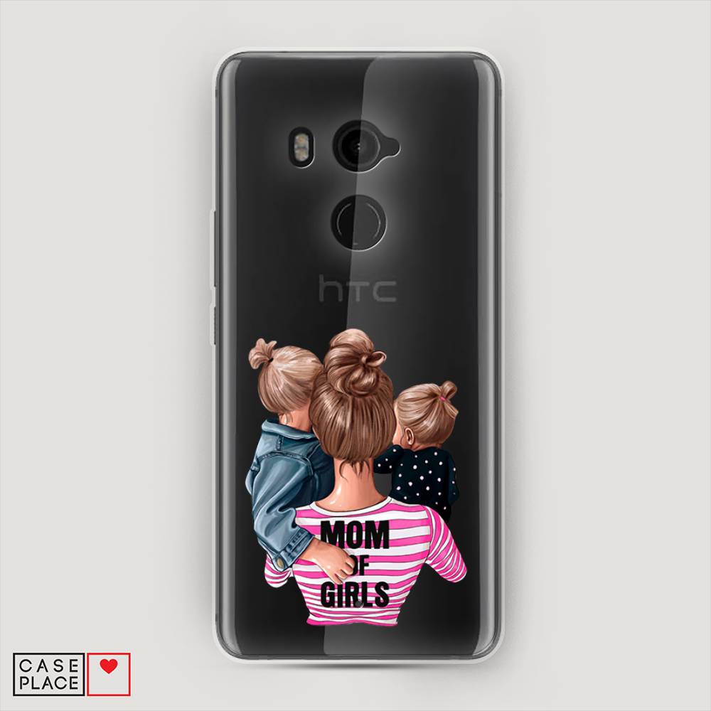 

Чехол Awog на HTC U11 Plus / Эйчтиси U11 Plus "Mom of Girls", Разноцветный, 102150-6