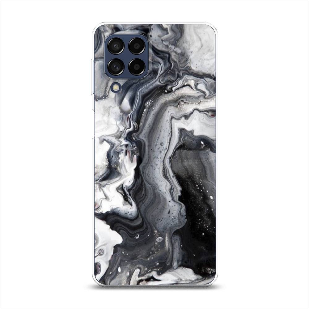 

Чехол Awog на Samsung Galaxy M53 / Самсунг M53 "Бело-черные сложные полосы", Разноцветный, 2105850-3
