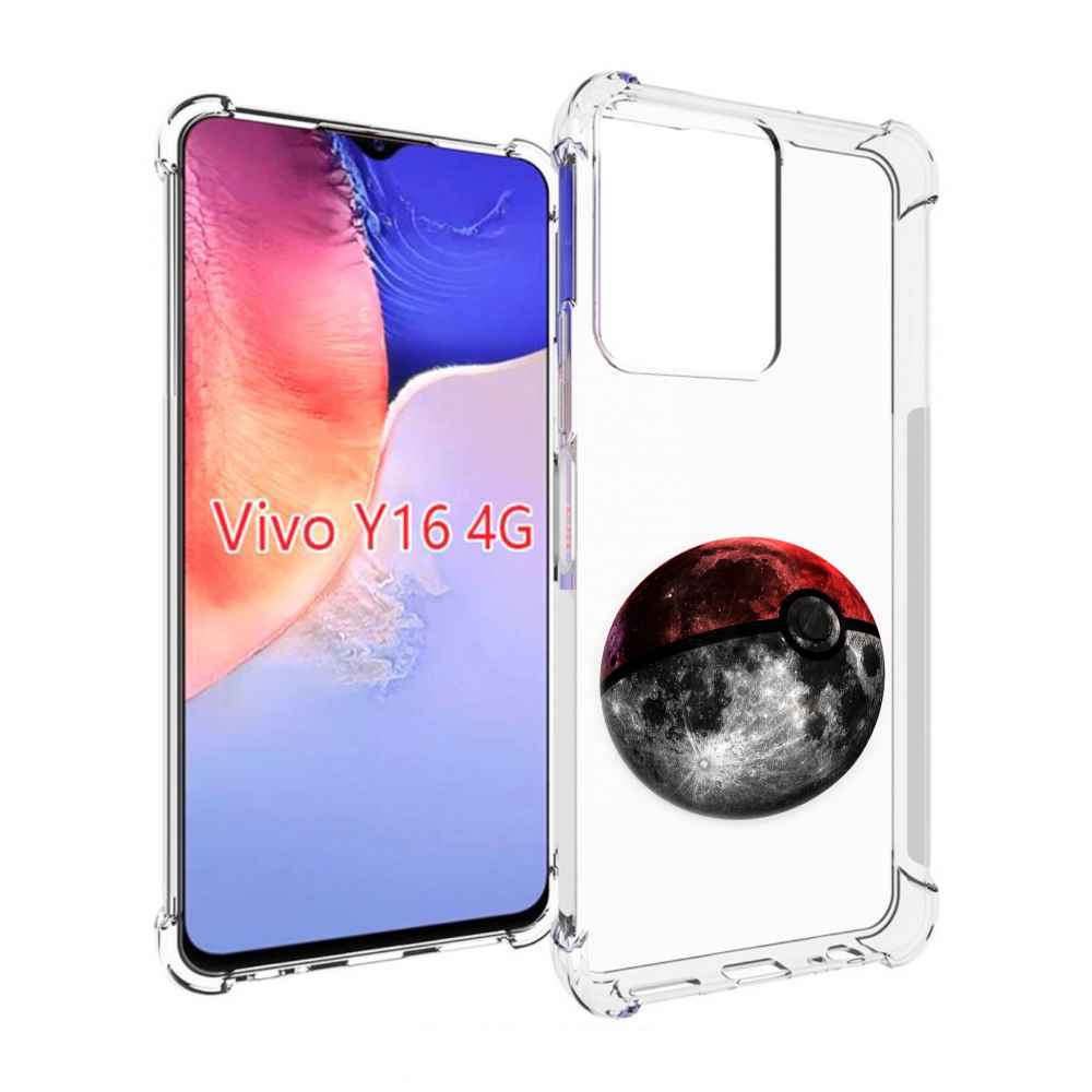 

Чехол MyPads планета покебол для Vivo Y16 4G/ Vivo Y02S, Прозрачный, Tocco