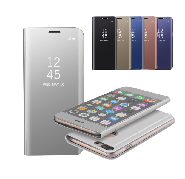 

Чехол-книжка Clear View Standing Honor 8A Silver