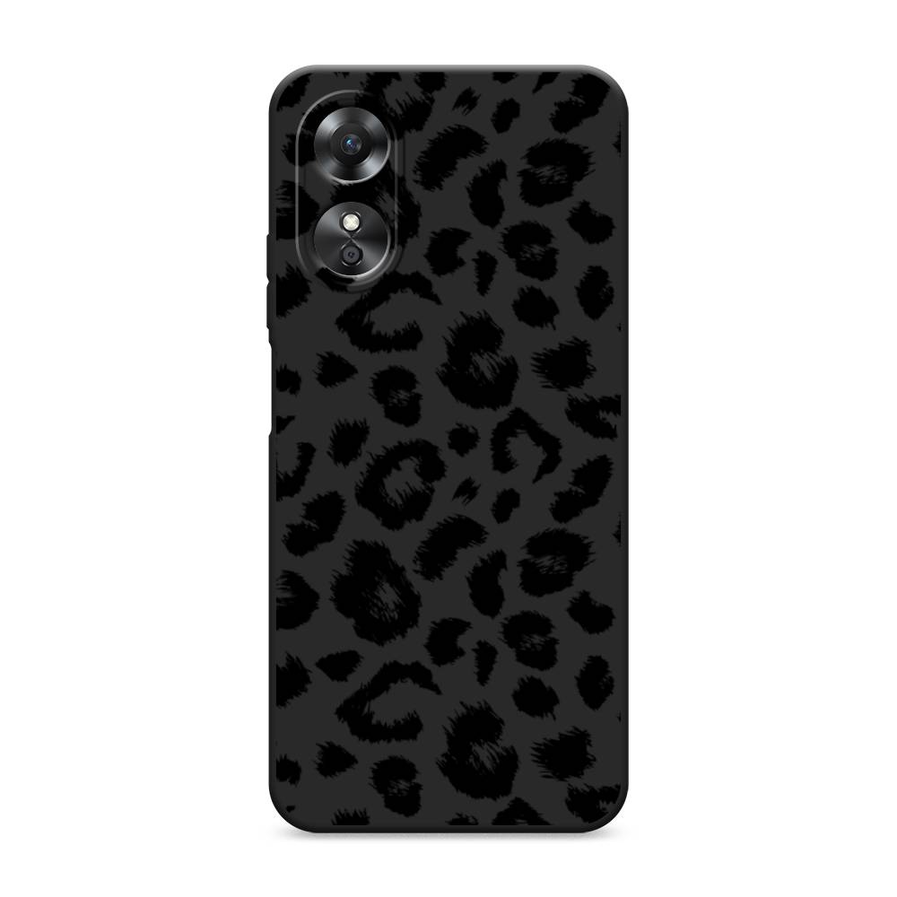 

Чехол Awog на Oppo A17 "Окрас леопарда фон", Черный, 2512050-1
