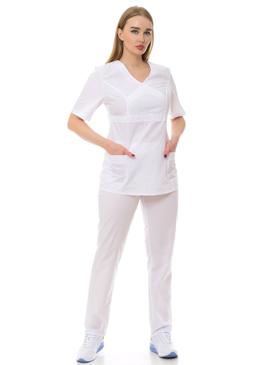 

Костюм медицинский женский MedicalWear Лиза 119 белый 48 RU, Лиза 119