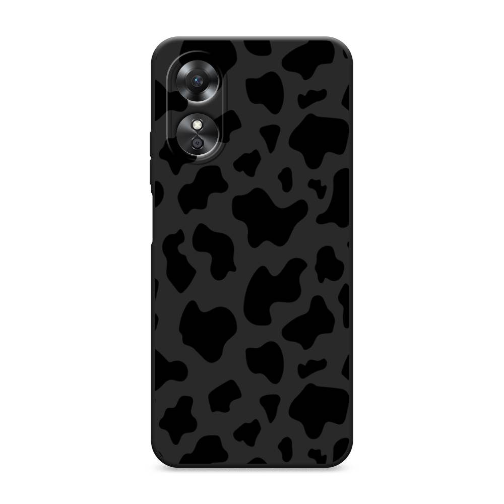

Чехол Awog на Oppo A17 "Пятна коровы черные", Черный, 2512050-1