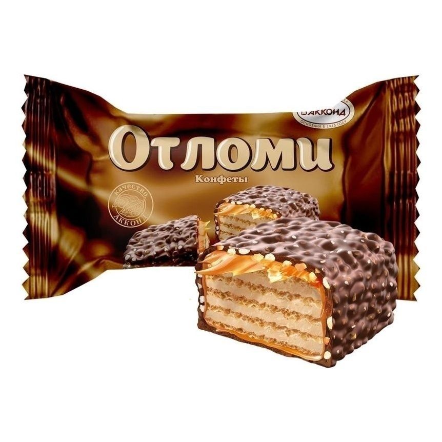 

Конфеты шоколадные Акконд Отломи с карамелью