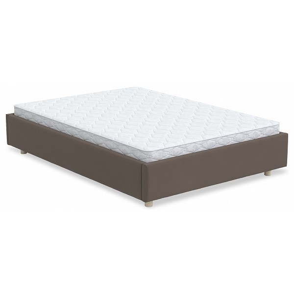 

Кровать двуспальная ARSKO SleepBox темный-бежевый Grace 06, Коричневый, SleepBox