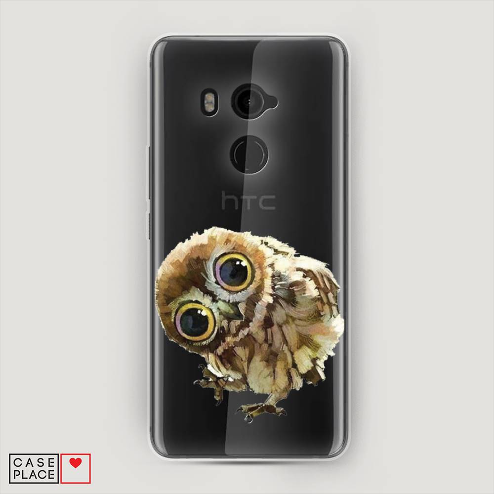 

Чехол Awog на HTC U11 Plus / Эйчтиси U11 Plus "Любопытный совенок", Разноцветный, 102150-1