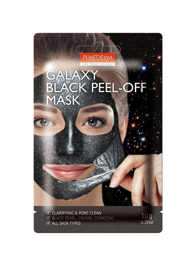 

Очищающая черная маска пленка для лица Purederm Galaxy Black Peel Off Mask 2 шт, Маска для лица