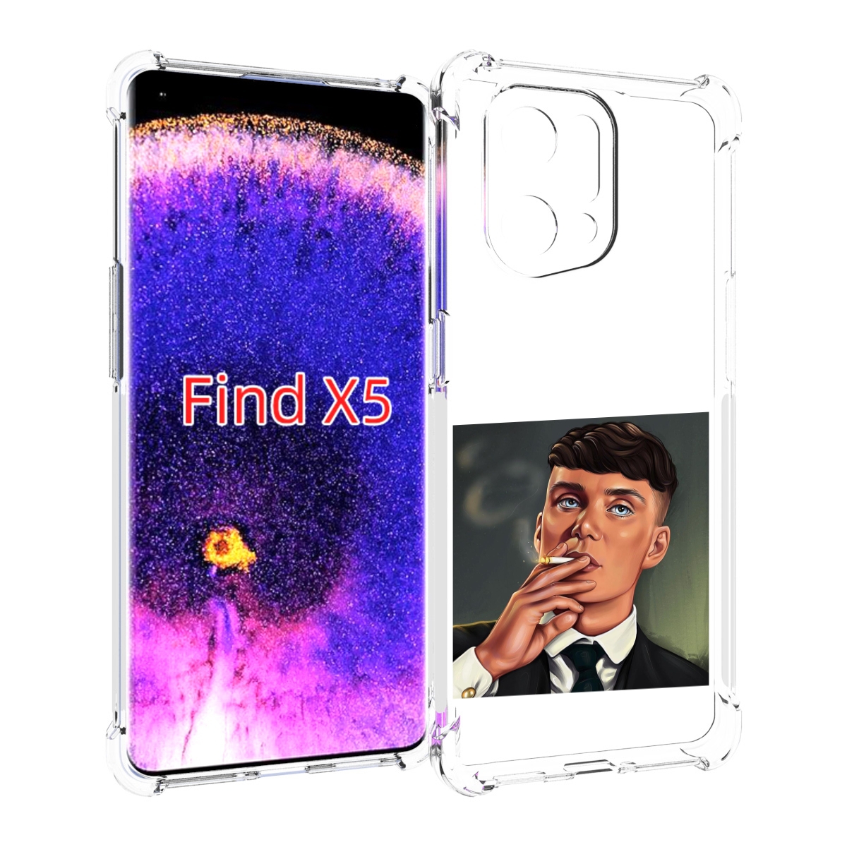 

Чехол MyPads Томас-Шелби для Oppo Find X5, Прозрачный, Tocco