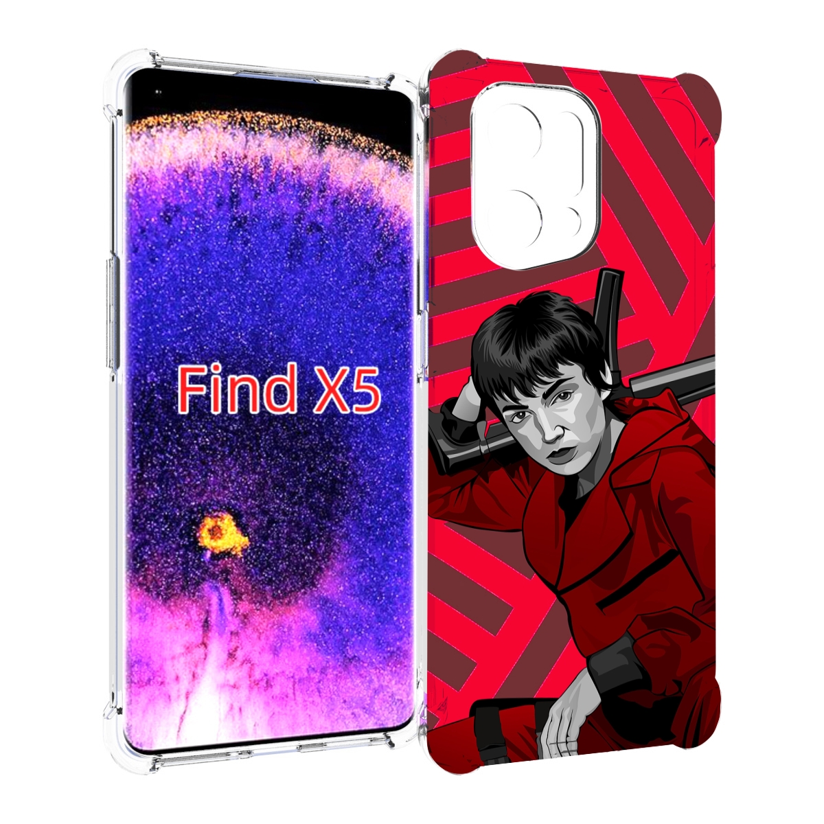 

Чехол MyPads Токио-бумажный-дом для Oppo Find X5, Прозрачный, Tocco