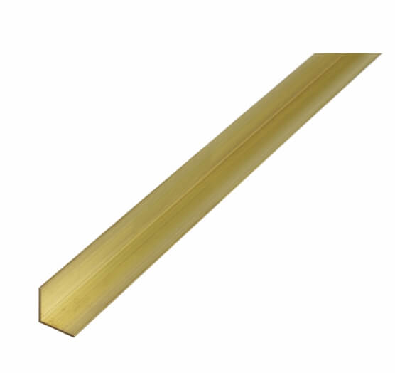 Уголок латунь 10х10х1 1м