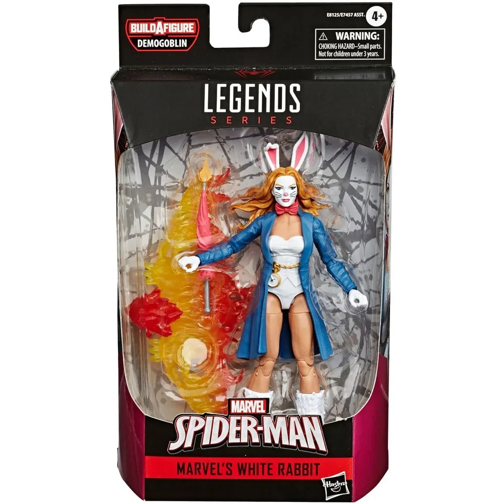 фото Фигурка marvel legends series spider-man белый кролик e8125