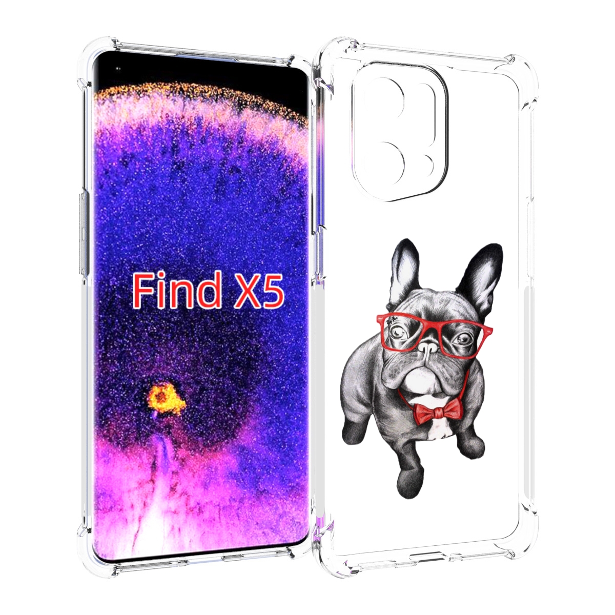 

Чехол MyPads Стильняга для Oppo Find X5, Прозрачный, Tocco