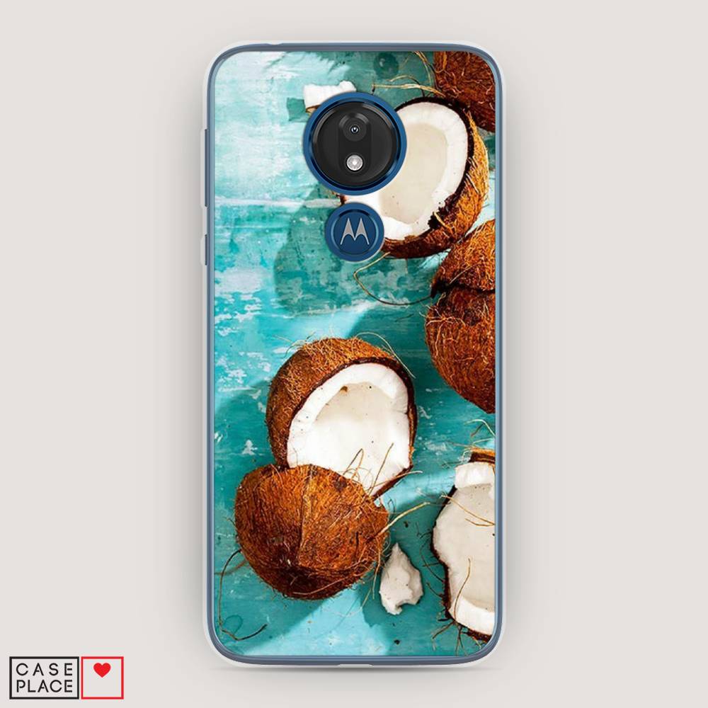 

Чехол Awog на Motorola Moto G7 / Моторола Мото G7 "Разбитые кокосы", Разноцветный, 241150-10