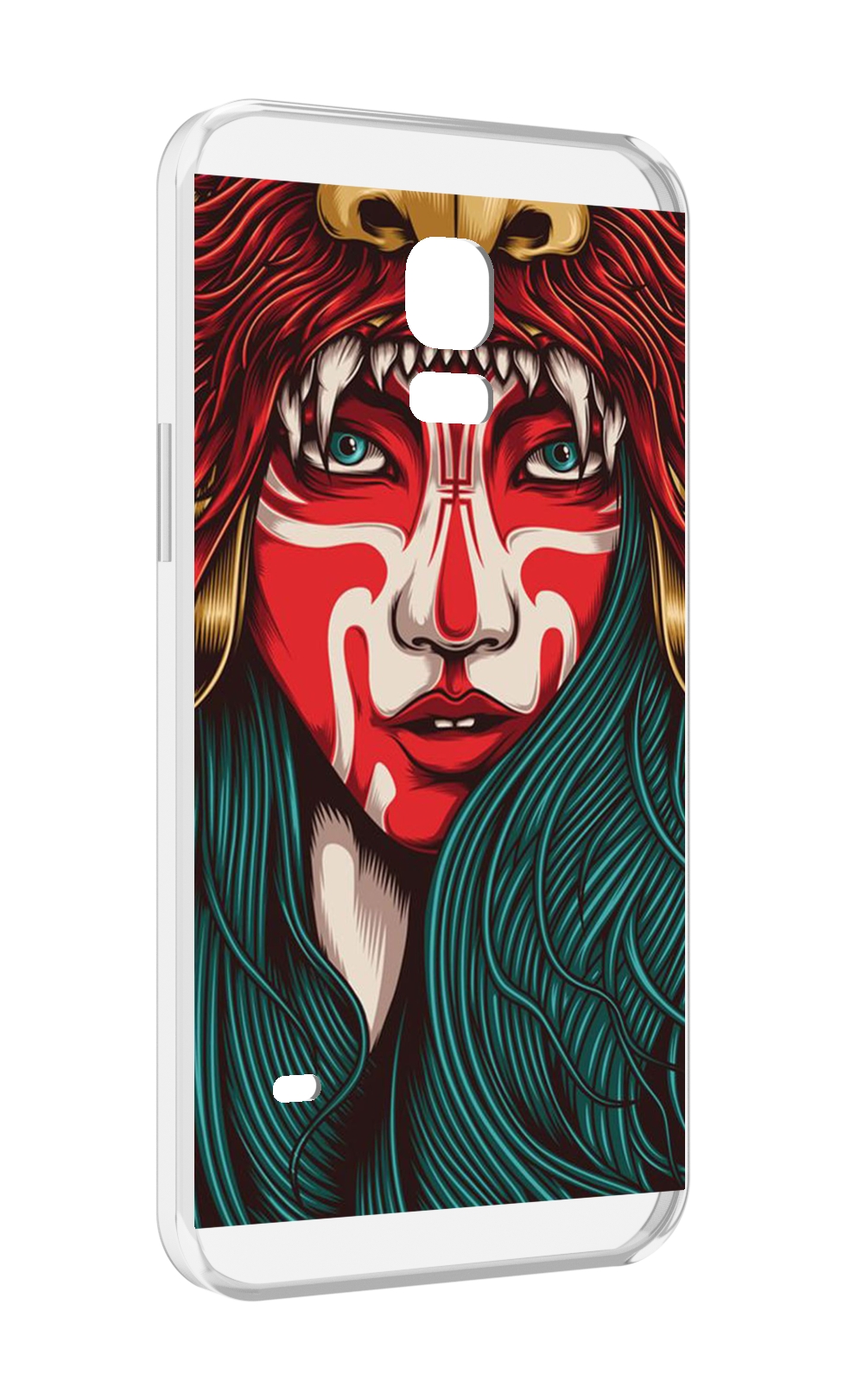 

Чехол MyPads девушка-в-маскировке для Samsung Galaxy S5 mini, Прозрачный, Tocco