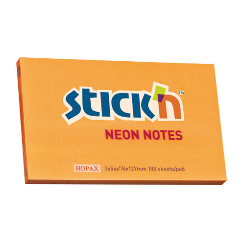 

Упаковка блоков самоклеящихся STICK`N 21168, 76x127, 100 л, неон, оранжевый 12шт в упак.