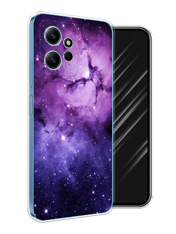

Чехол Awog на Xiaomi Redmi Note 12 4G "Космос 18", Фиолетовый;черный;белый, 318350-1