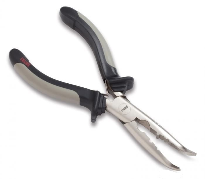 

Плоскогубцы RAPALA с загнутым кончиком (16,5 см.), Серый