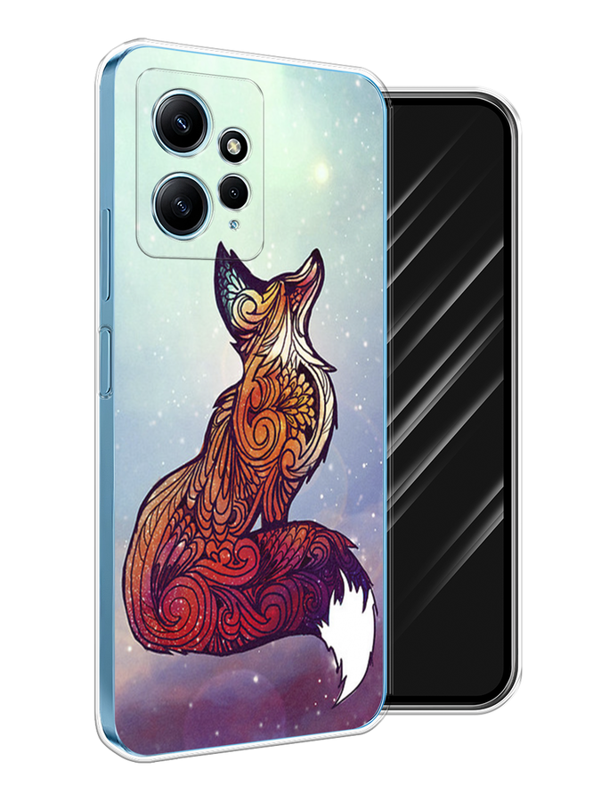

Чехол Awog на Xiaomi Redmi Note 12 4G "Лиса 1", Голубой;фиолетовый, 318350-1