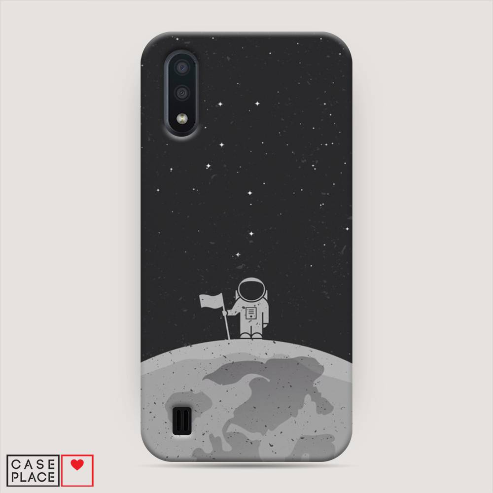 

Пластиковый чехол "Первый на Луне" на Samsung Galaxy A01