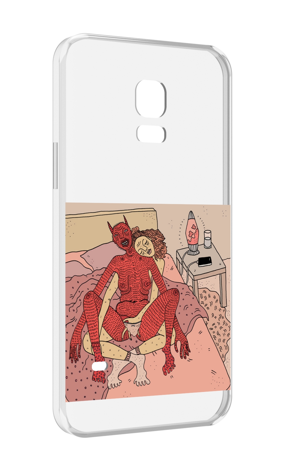 

Чехол MyPads девушка-без-кожи для Samsung Galaxy S5 mini, Прозрачный, Tocco