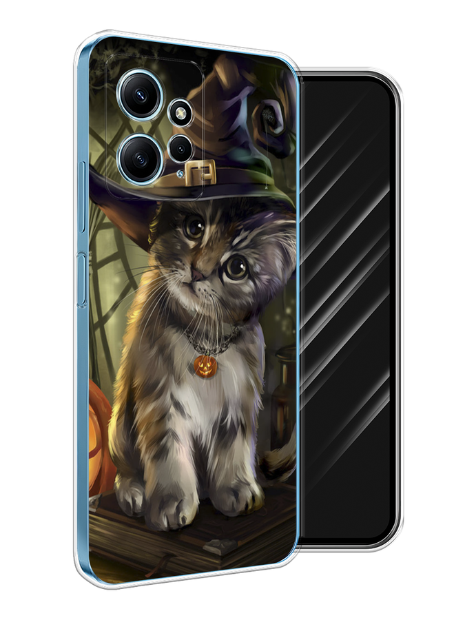 

Чехол Awog на Xiaomi Redmi Note 12 4G "Кот на Хэллоуин", Зеленый;серый, 318350-1