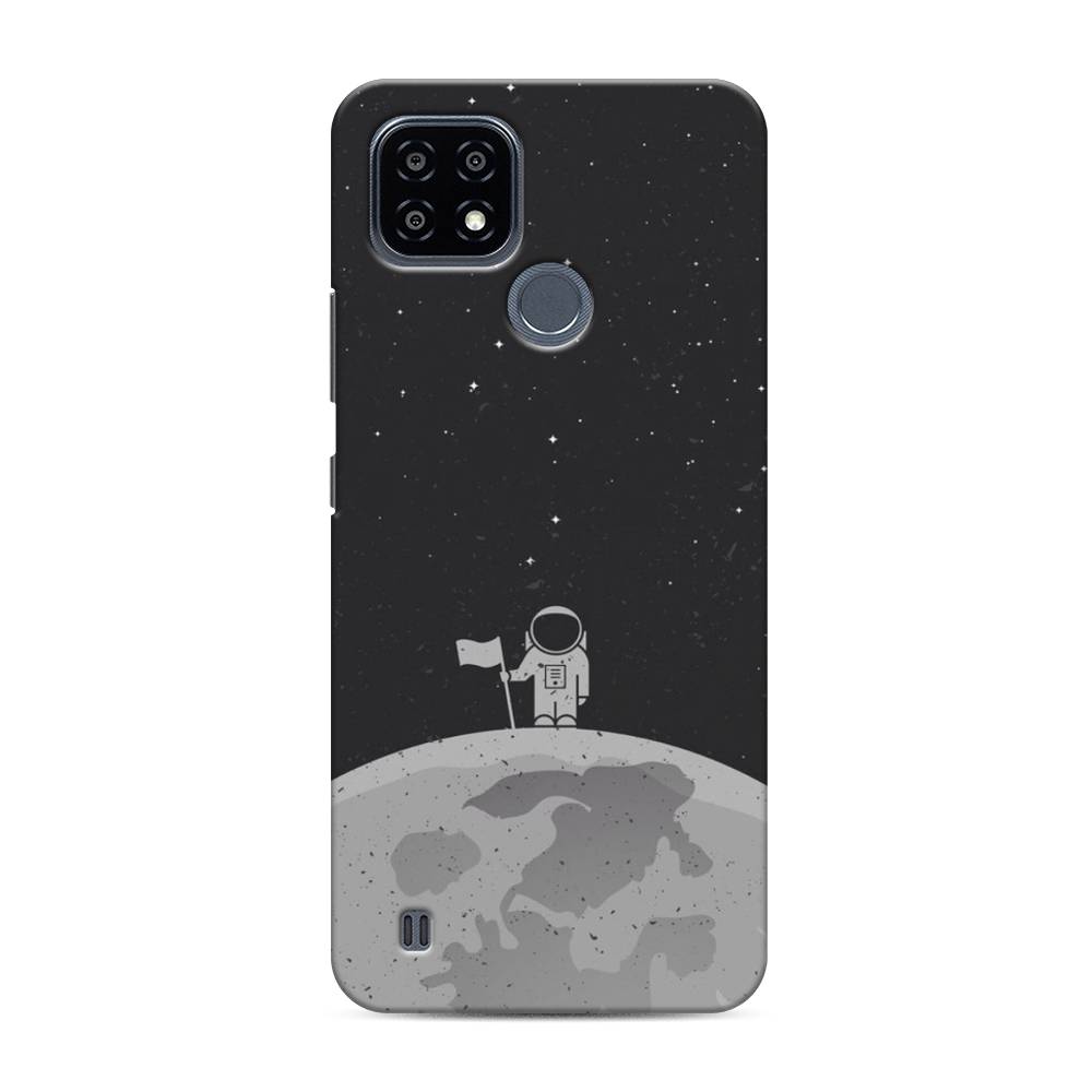 

Пластиковый чехол "Первый на Луне" на Realme C21Y, 256820-3