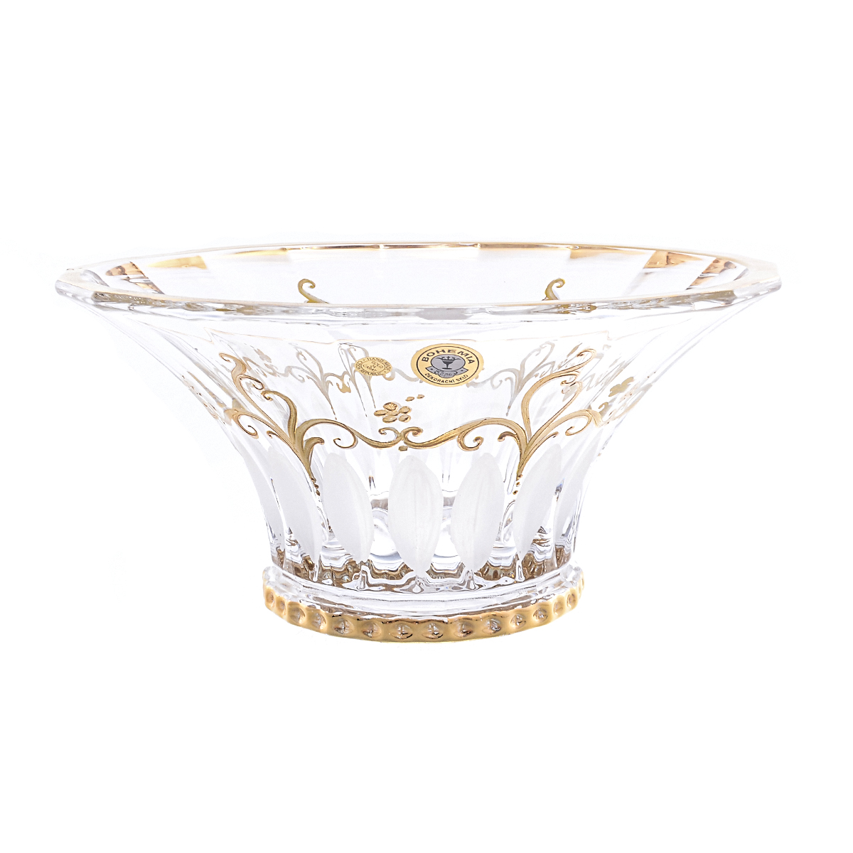 

Фруктовница Bohemia Gold Wellington Смальта