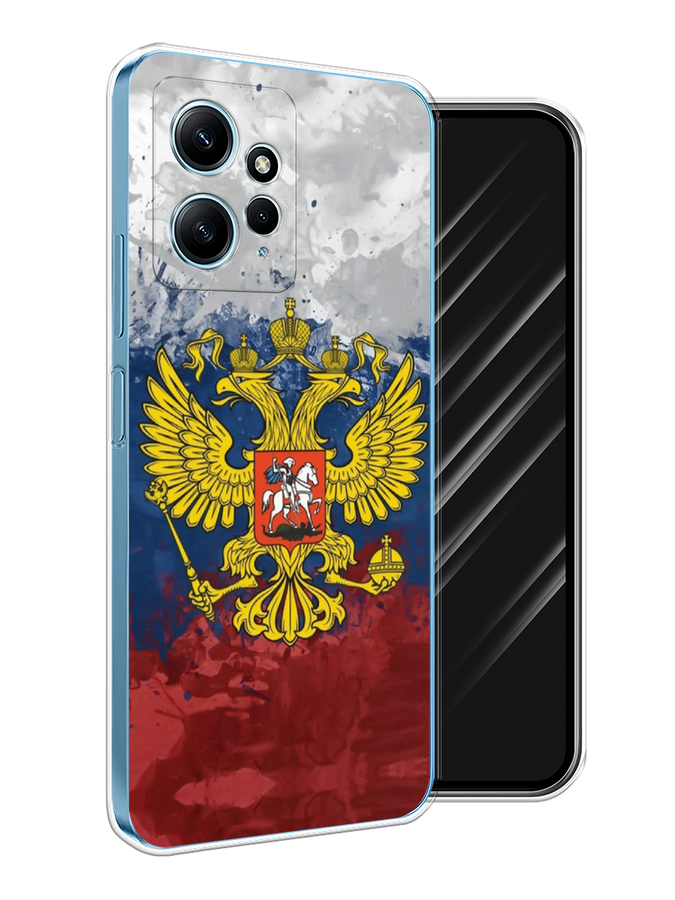 

Чехол Awog на Xiaomi Redmi Note 12 4G "РФ", Белый;синий;красный, 318350-1