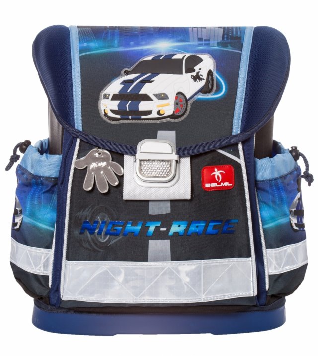 

Ранец CLASSY "NIGHT RACE". Размеры: 36х32х19см, Синий