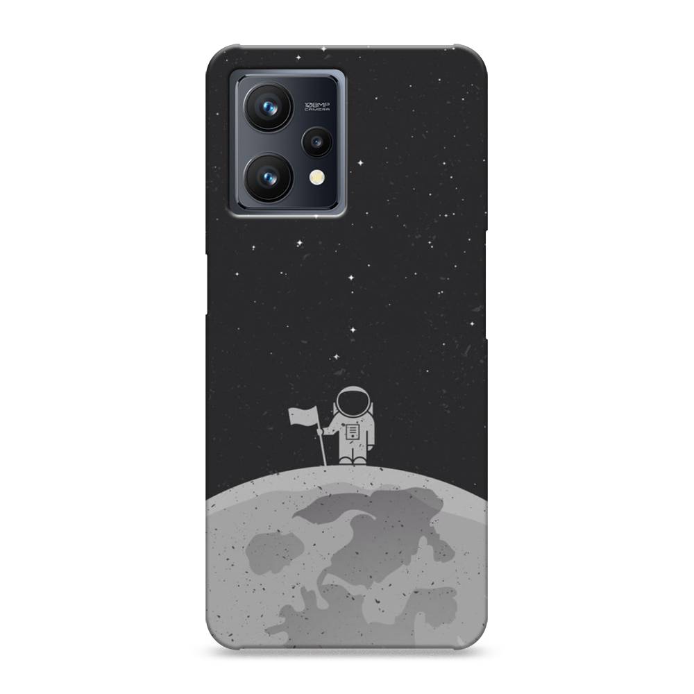 

Пластиковый чехол "Первый на Луне" на Realme 9 Pro Plus, 258720-3