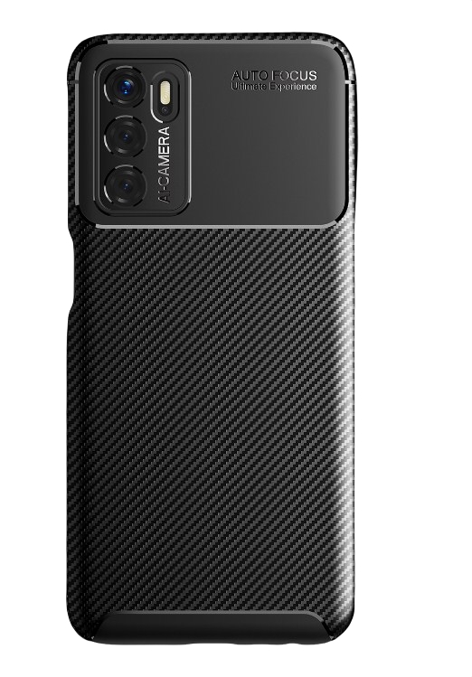 

Чехол MyPads для OPPO A16 черная, Черный, Carbon