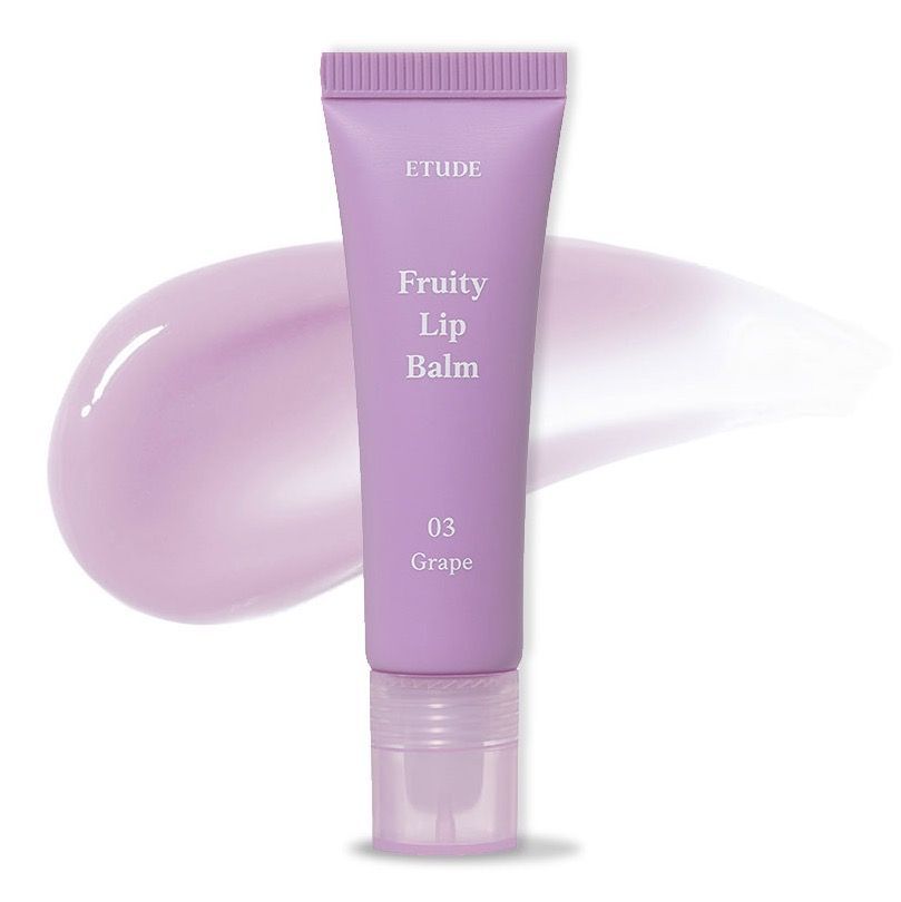 Бальзам Etude для губ с ароматом винограда Fruity lip balm #03 grape, 10г