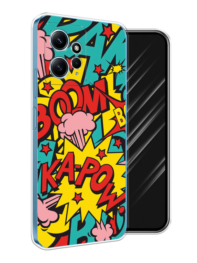 

Чехол Awog на Xiaomi Redmi Note 12 4G "Постер pop art", Бирюзовый;желтый;красный, 318350-1