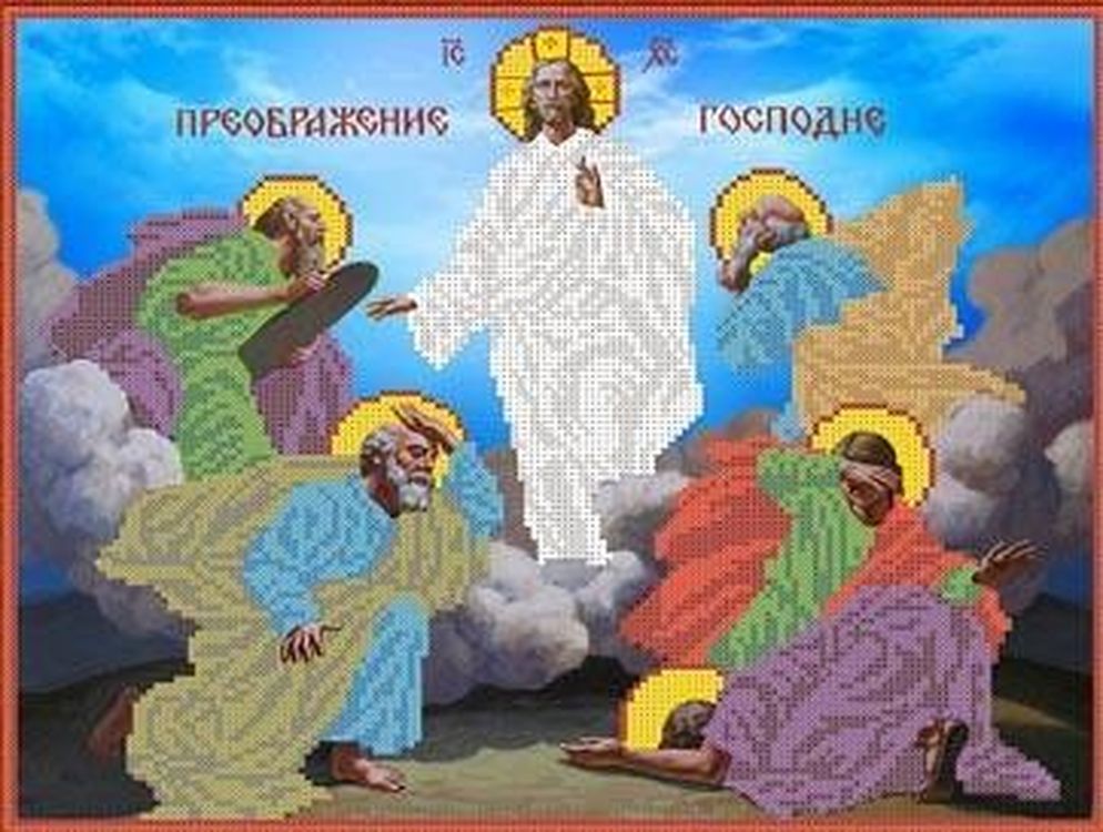 

Рисунок на ткани «Преображение Господне»