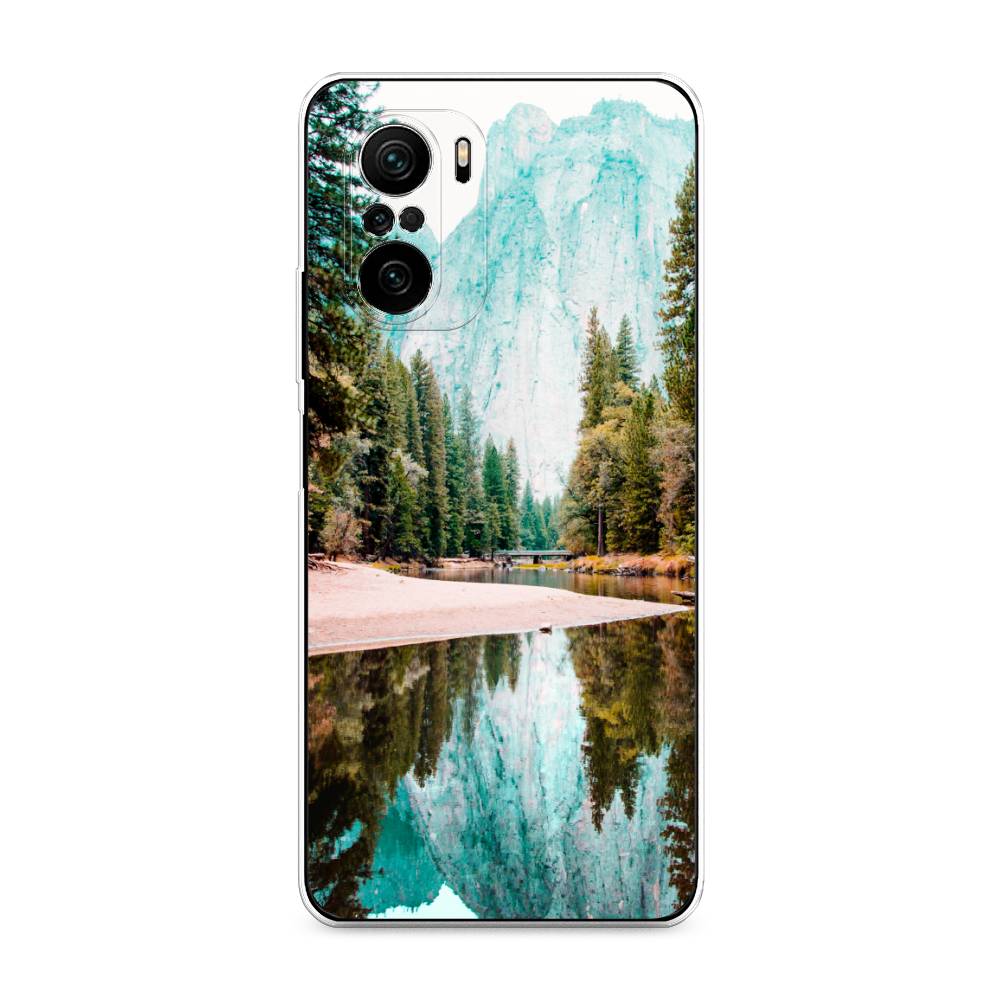 

Чехол Awog на Poco F3/Redmi K40/Mi 11i "Горы 11", Разноцветный, 312650-4