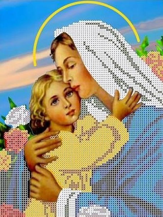 

Рисунок на ткани «Матерь Божья Ласковая»