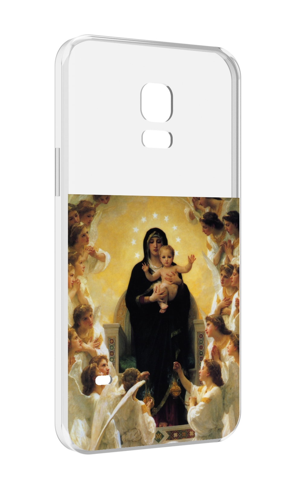 

Чехол MyPads дева-мария для Samsung Galaxy S5 mini, Прозрачный, Tocco