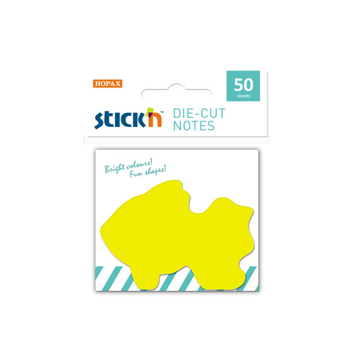 Упаковка блоков самоклеящихся STICK`N 21777, 50 л, 1 цв, желтый