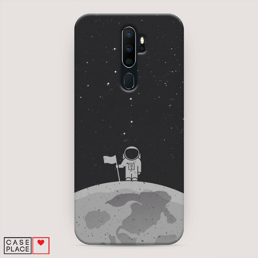 

Пластиковый чехол "Первый на Луне" на Oppo A5 (2020), 251320-3