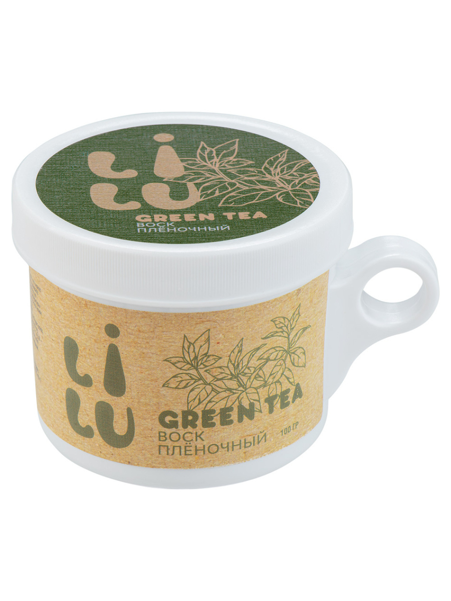 

Пленочный воск LILU Green Tea, для СВЧ, 100 г, Зеленый