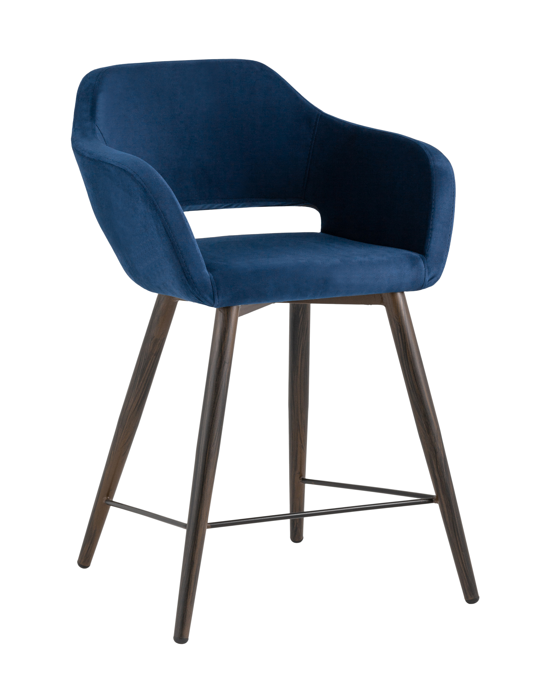 фото Полубарный стул stool group ут000025170, темно-синий