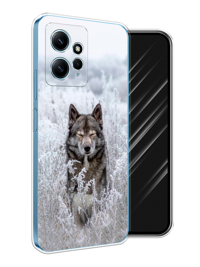 

Чехол Awog на Xiaomi Redmi Note 12 4G "Волк в поле", Белый;черный, 318350-1