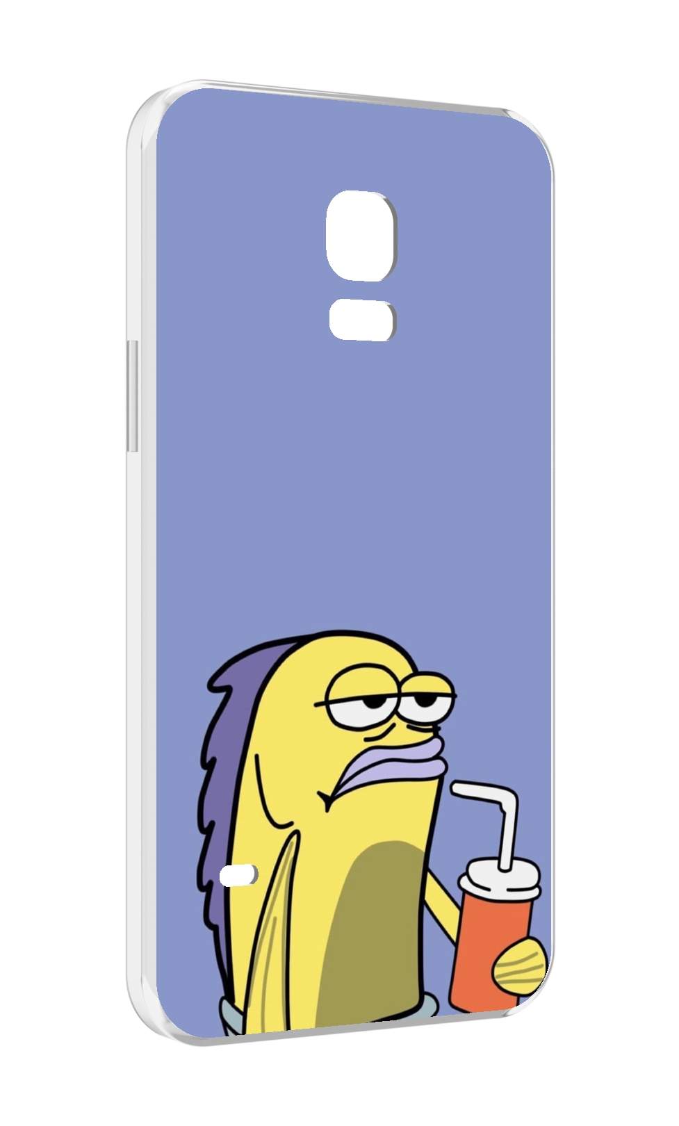 

Чехол MyPads грусная-рыба-из-спанч-боба для Samsung Galaxy S5 mini, Прозрачный, Tocco