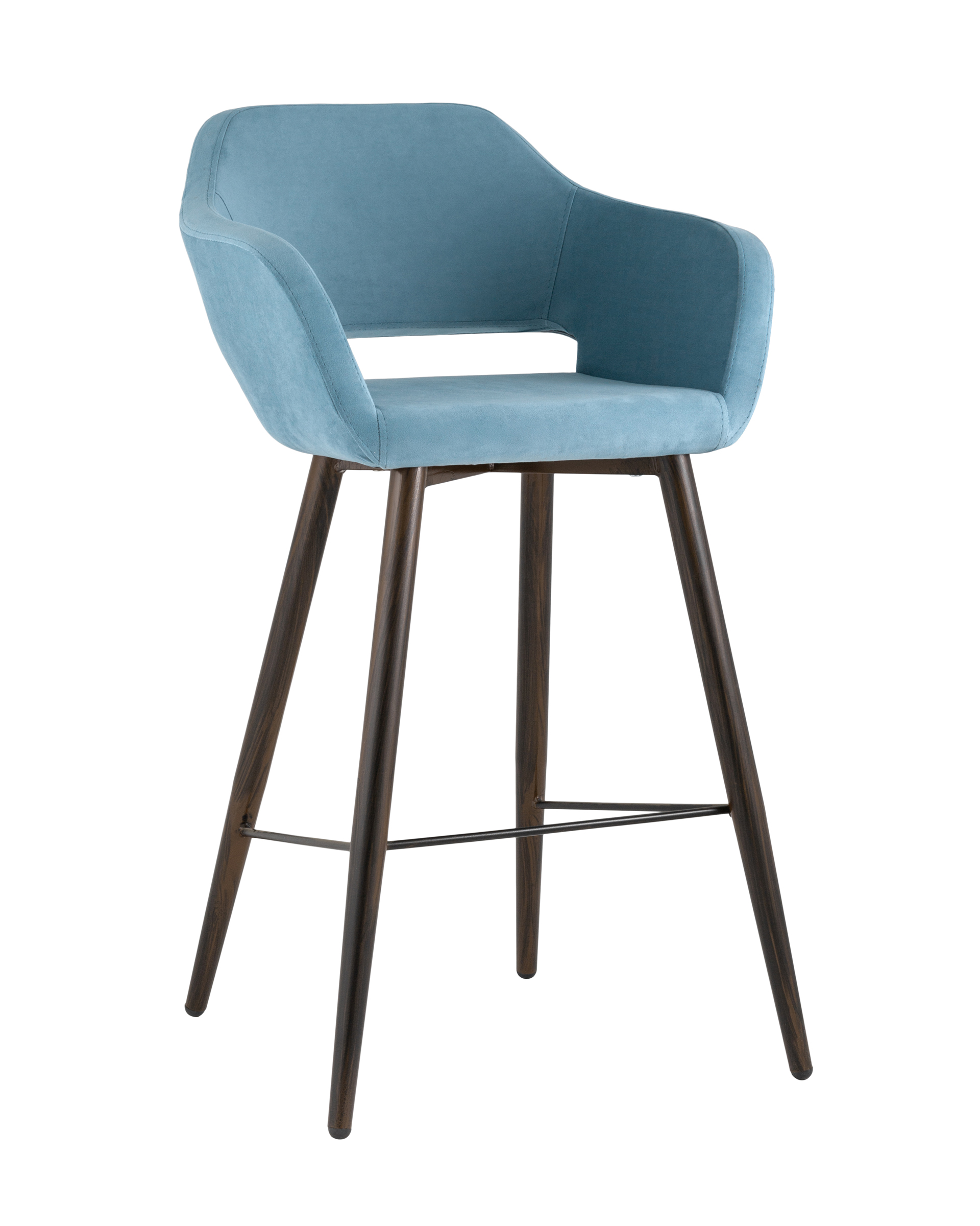

Барный стул Stool Group Саймон УТ000025189, коричневый/пыльно-голубой, Саймон