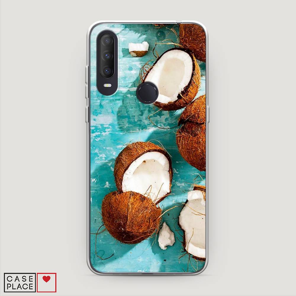 

Чехол Awog на Alcatel 1S (2020) / Алкатель 1S (2020) "Разбитые кокосы", Разноцветный, 170850-10