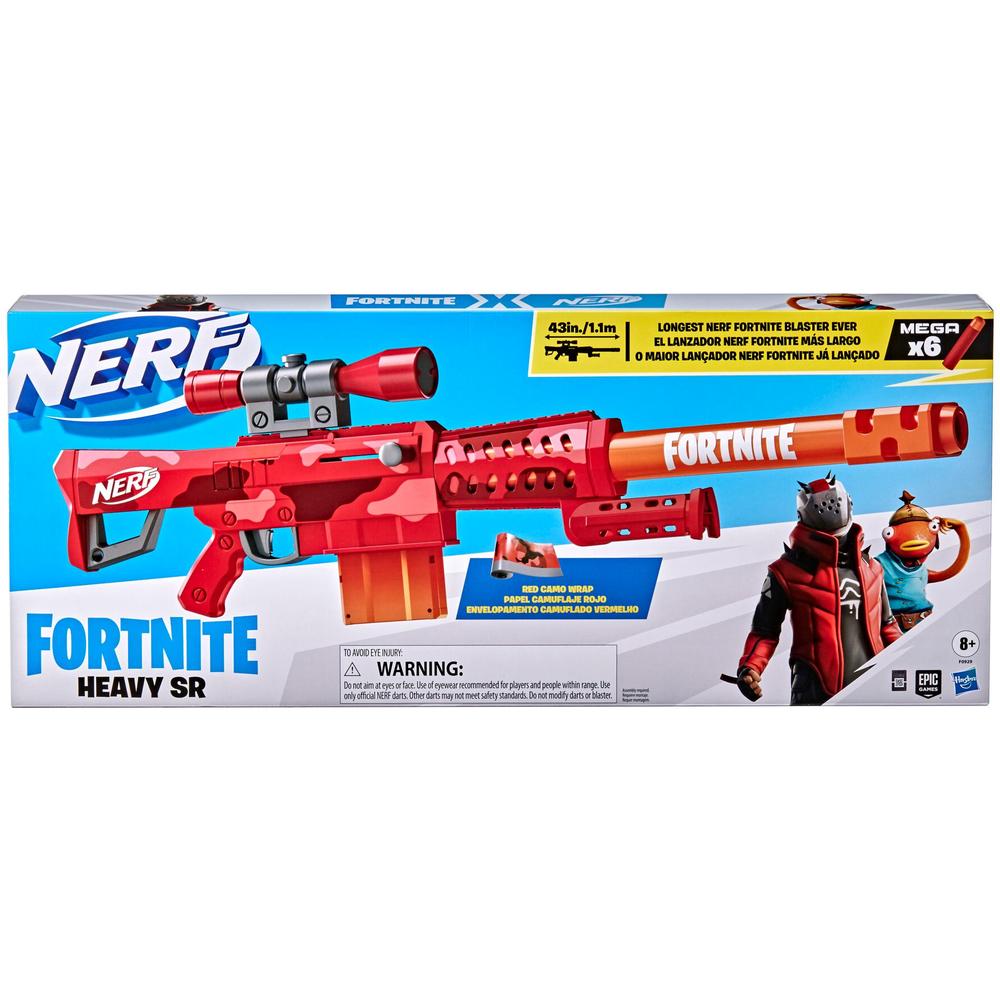 Бластер игрушечный Hasbro Nerf Фортнайт Хэви SR F0929EU4