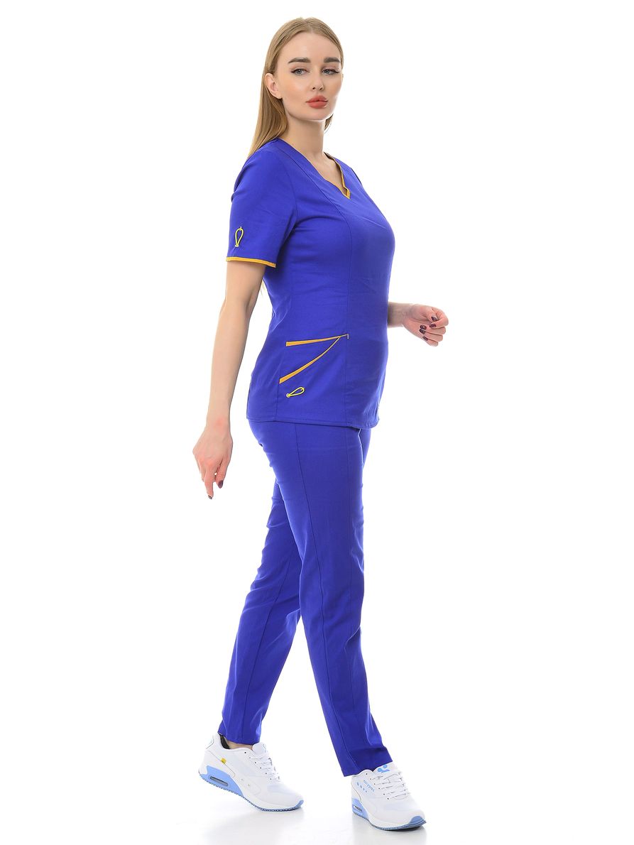 

Костюм медицинский женский MedicalWear Сантана 2 117 синий 52 RU, Сантана 2 117