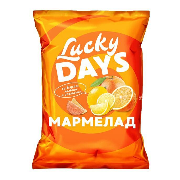 

Мармелад Lucky Days мини дольки ассорти 300 г