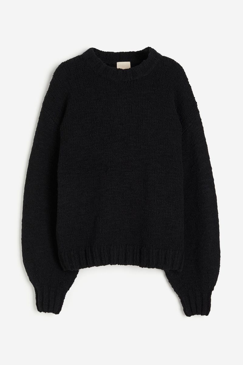 

Джемпер женский H&M 1215453 черный S, 1215453