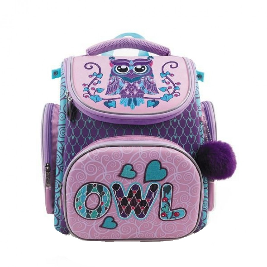 фото Рюкзак hatber compact plus owl, с мешком